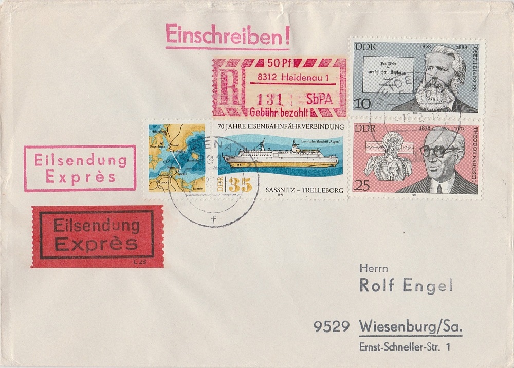 8312-1 B (2b) auf Brief